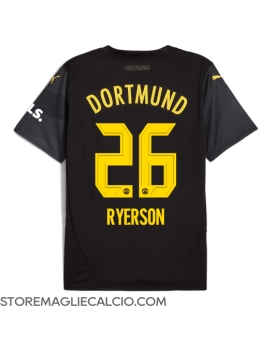 Borussia Dortmund Julian Ryerson #26 Maglia Gara Trasferta Repliche 2024-25